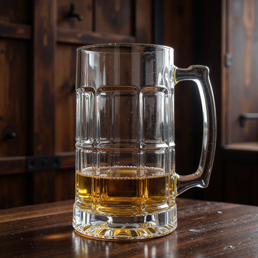 Traditional German beer stein, handcrafted ceramic, authentic design